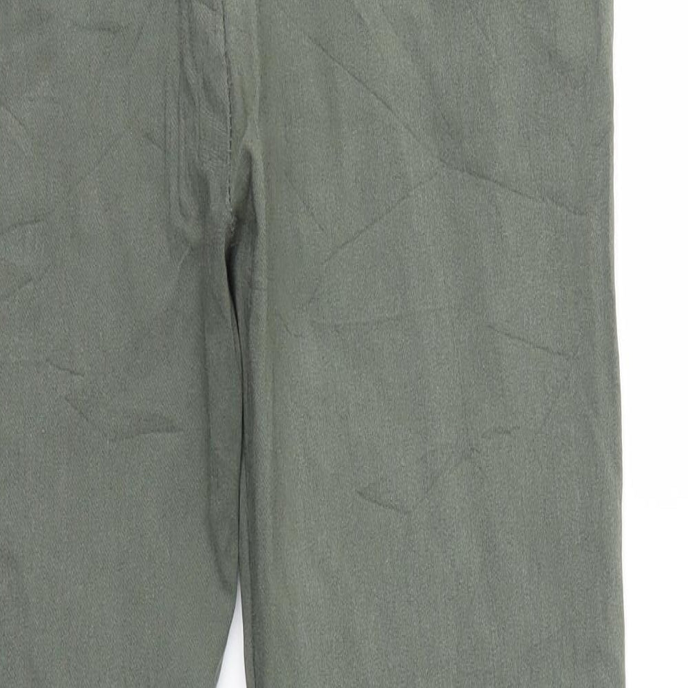 Preworn Womens Green Trousers Size 28 in L26 in
