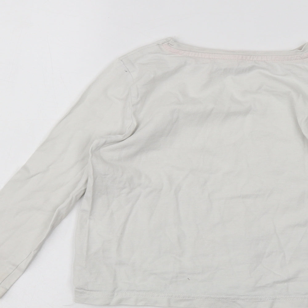 Nutmeg Boys White Basic T-Shirt Size 4 Years