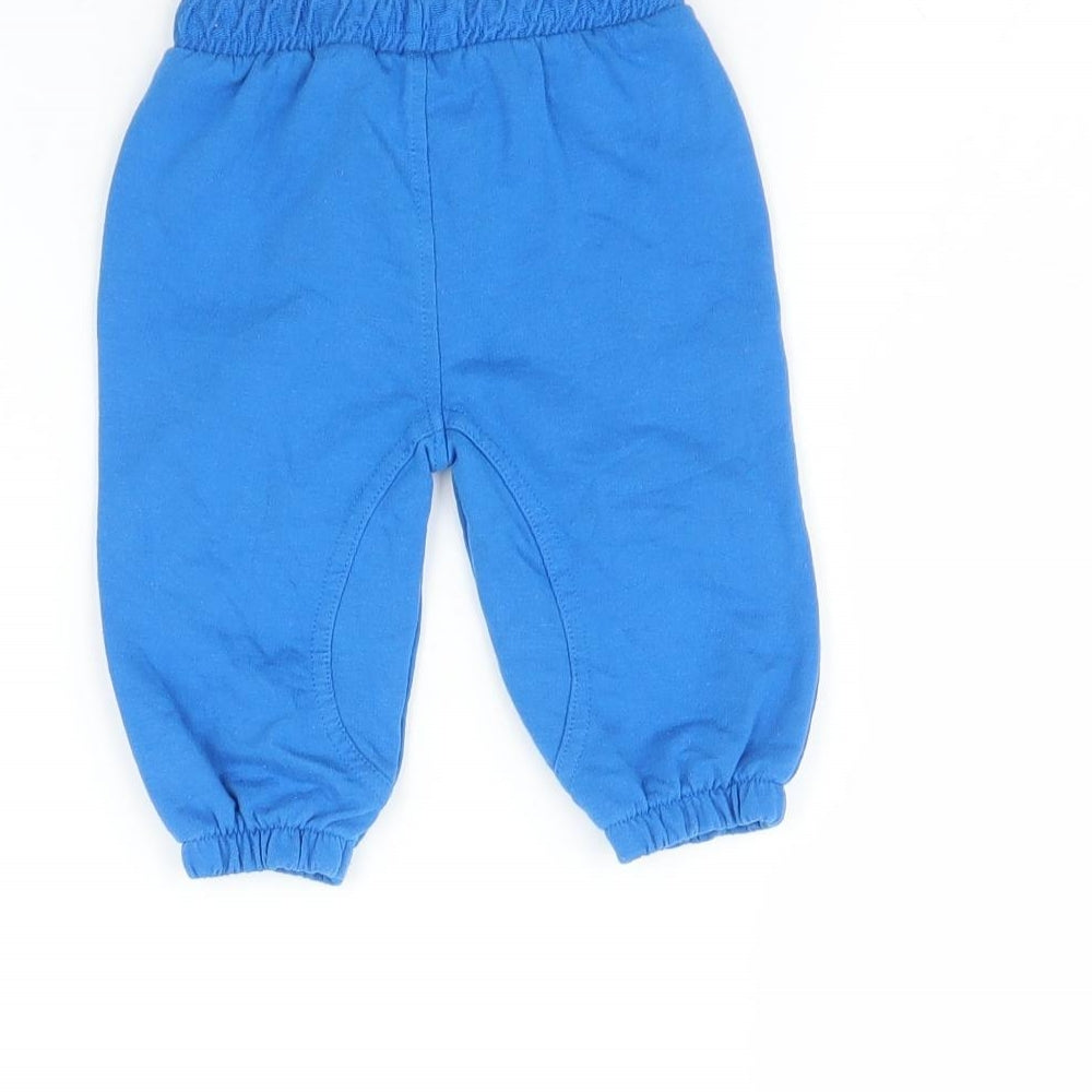 F&F Baby Blue Jogger Trousers Size 6-9 Months