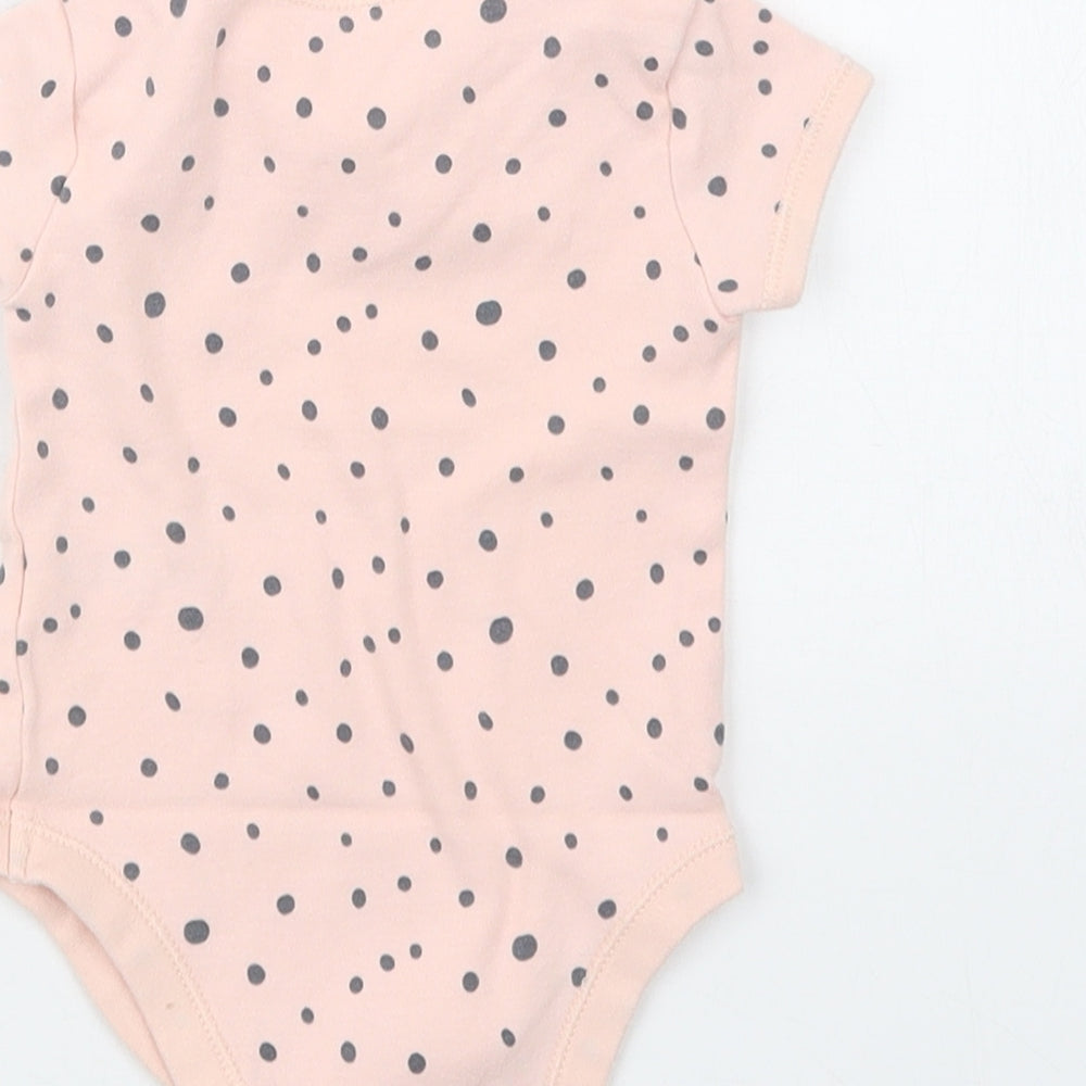 Matalan Girls Pink Geometric Babygrow One-Piece Size 3-6 Months