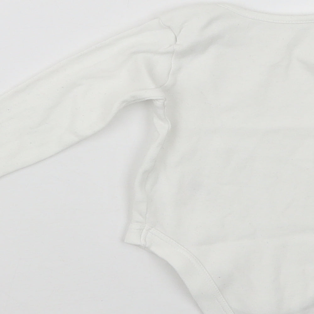 George Baby White Babygrow One-Piece Size 3-6 Months