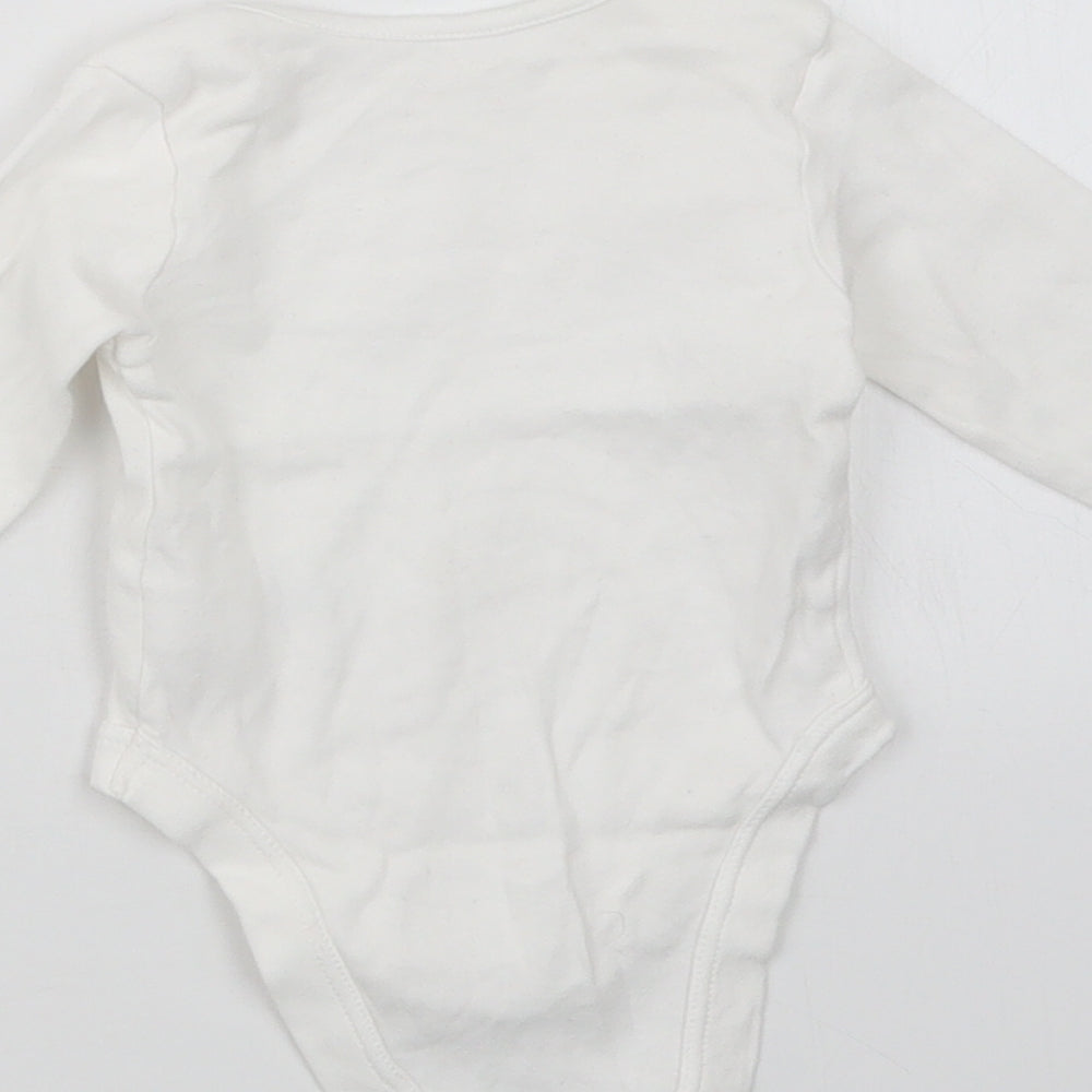 George Baby White Babygrow One-Piece Size 3-6 Months