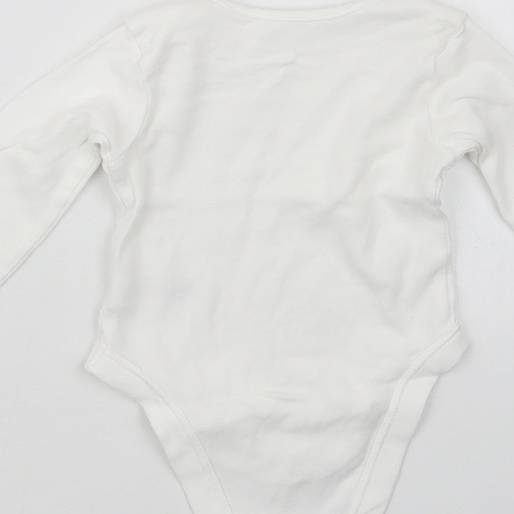 George Baby White Babygrow One-Piece Size 3-6 Months