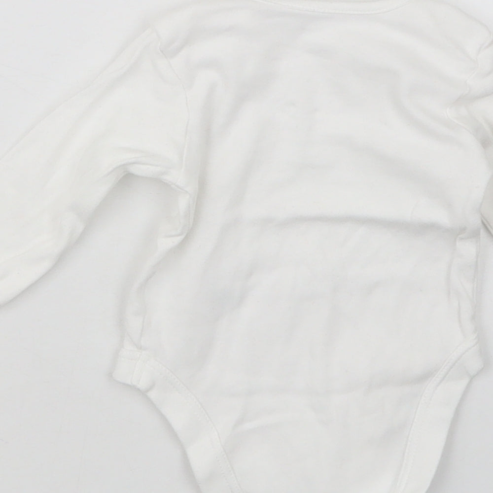 George Baby White Babygrow One-Piece Size 3-6 Months