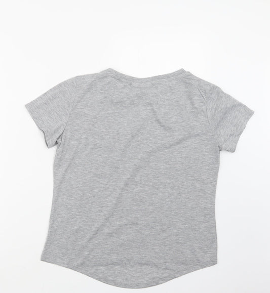 Bravado Womens Grey Basic T-Shirt Size 14