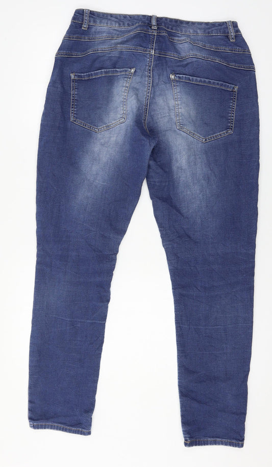 Kappahl Womens Blue Denim Skinny Jeans Size 12 L29 in