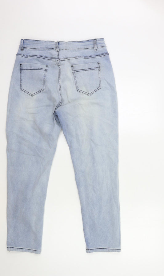 Preworn Womens Black Denim Skinny Jeans Size L L26 in