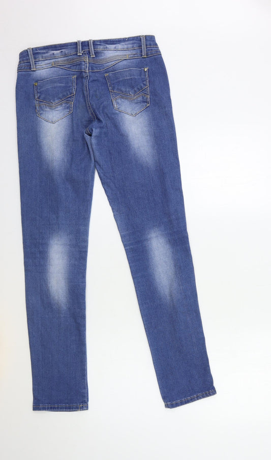 yhh classics Womens Blue Denim Skinny Jeans Size 30 in L31 in