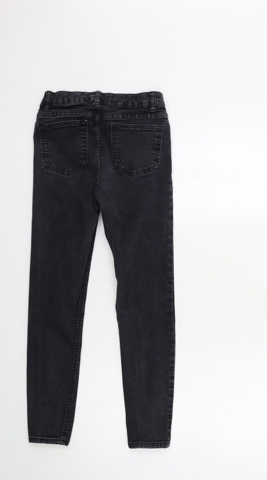 365 denim Womens Grey Denim Skinny Jeans Size 8 L26 in