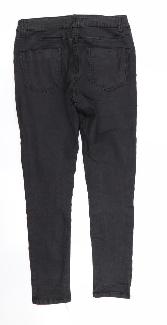 South Womens Black Skinny Jeans Size 10 L26 in