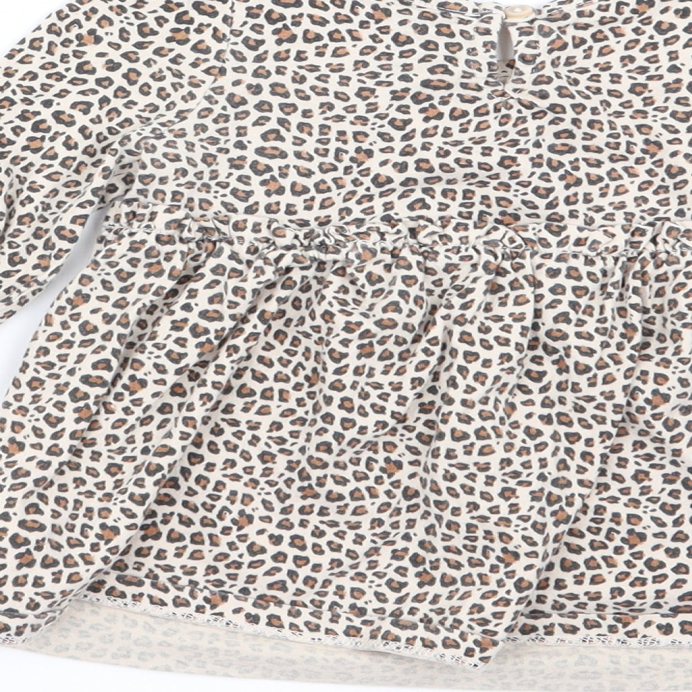 Gap Girls Multicoloured Animal Print Fit & Flare Size 6-9 Months