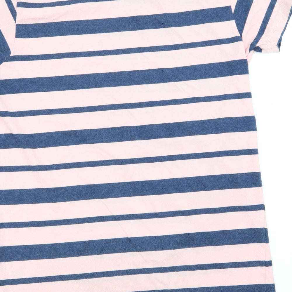 Primark Girls Multicoloured Striped Basic T-Shirt Size 12-13 Years