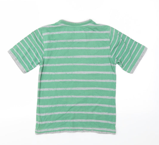 Urban Boys Multicoloured Striped Basic T-Shirt Size 9 Years