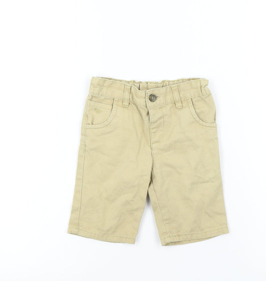 Nutmeg Boys Brown Colourblock Cropped Jeans Size 18-24 Months