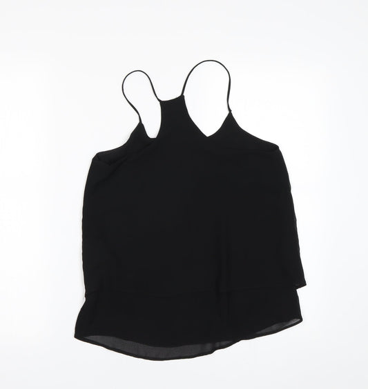 New Look Womens Black Basic Tank Size 8