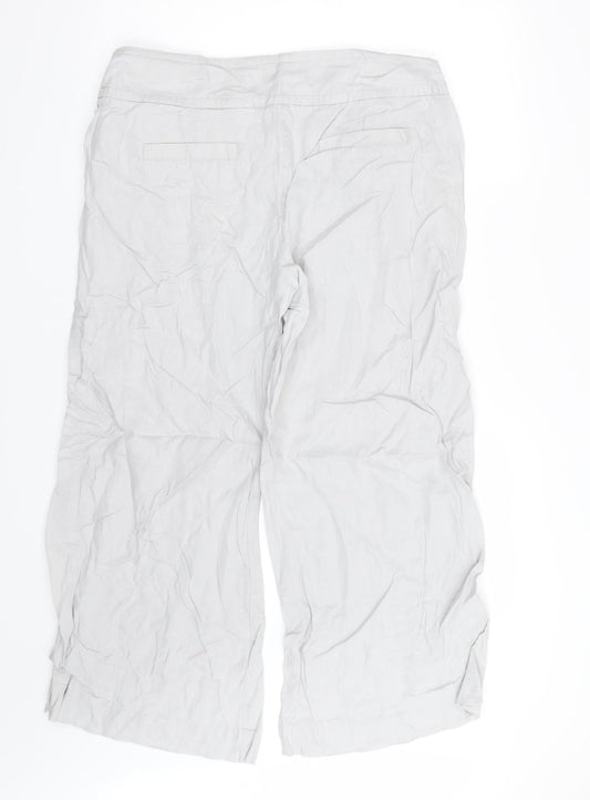 E Studio Womens Grey Trousers Size 14 L26 in