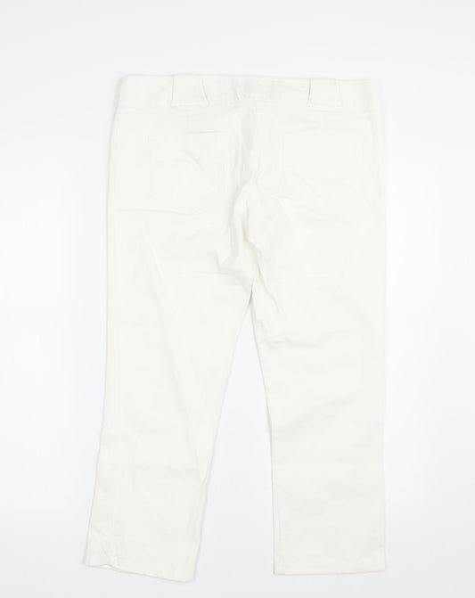 Select Womens White Skinny Jeans Size 14 L22 in