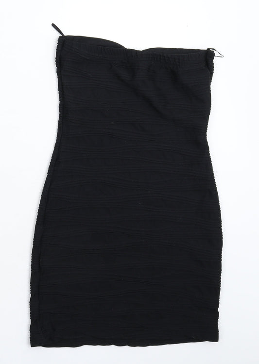 Boohoo Womens Black Mini Size 8