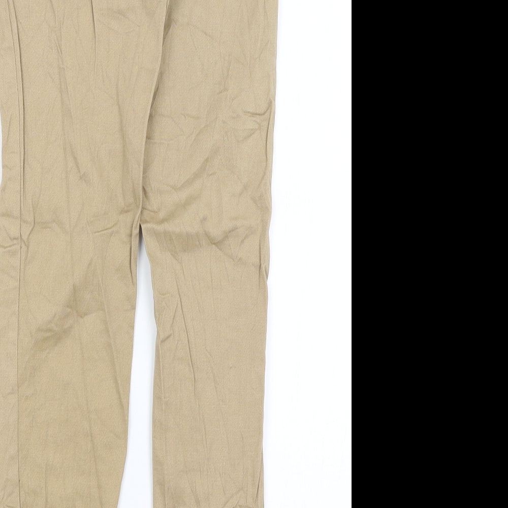 H&M Womens Brown Chino Trousers Size 8 L29 in