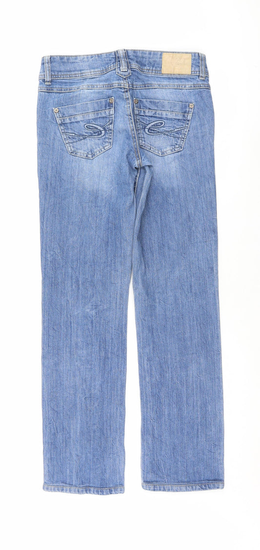 FIVE Womens Blue Straight Jeans Size 34 L31 in
