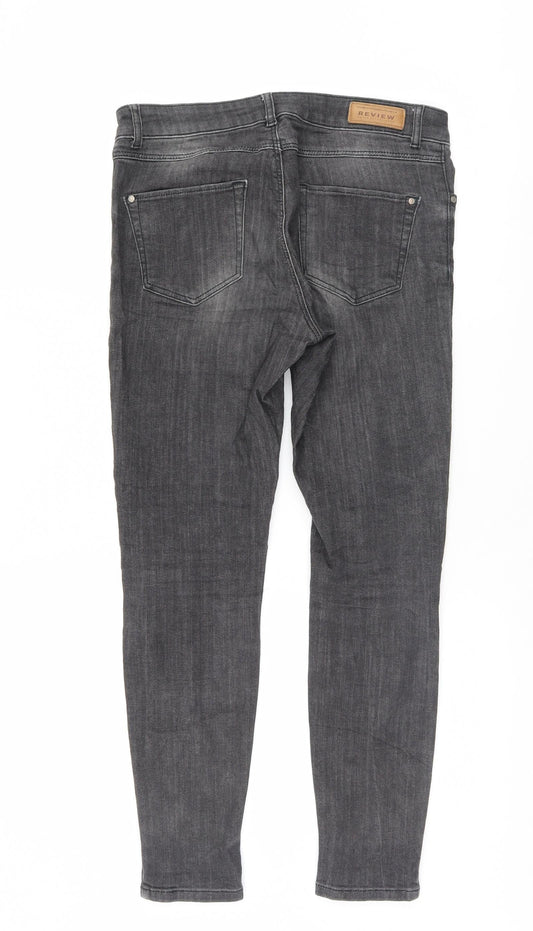 Review Womens Grey Skinny Jeans Size 28 L29.5 in