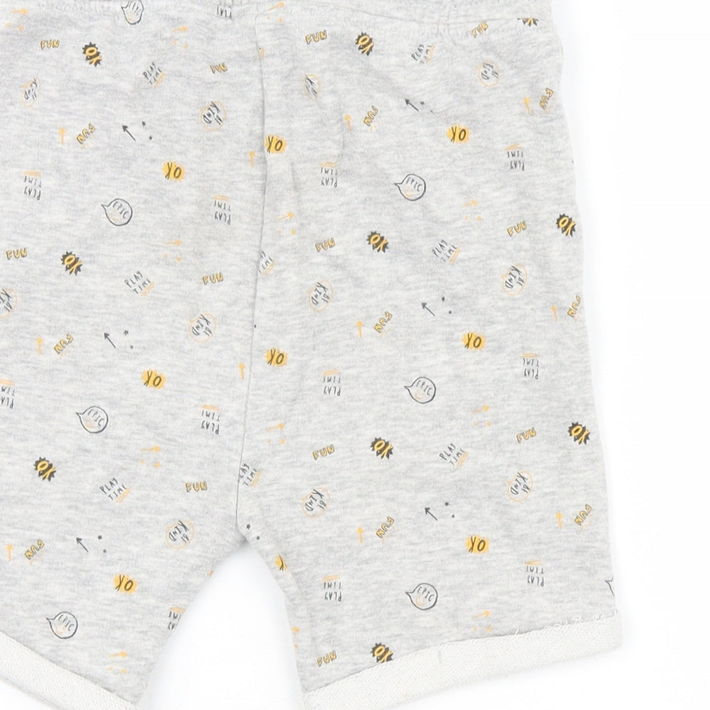 George Boys Grey Sweat Shorts Size 6-7 Years