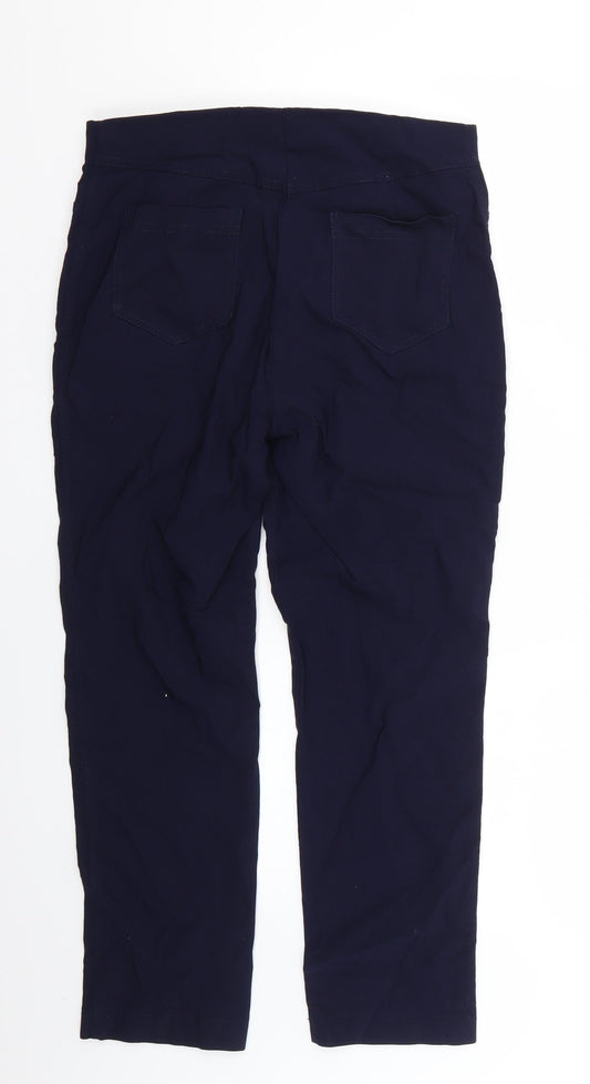 Preworn Womens Blue Skinny Jeans Size 14 L23 in