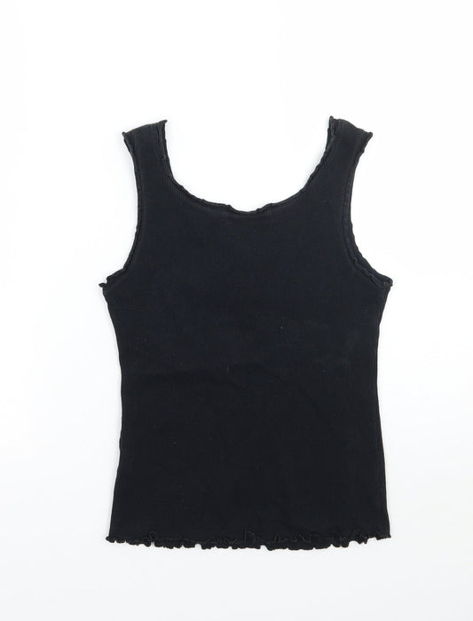 Marks and Spencer Womens Black Basic Tank Size 12
