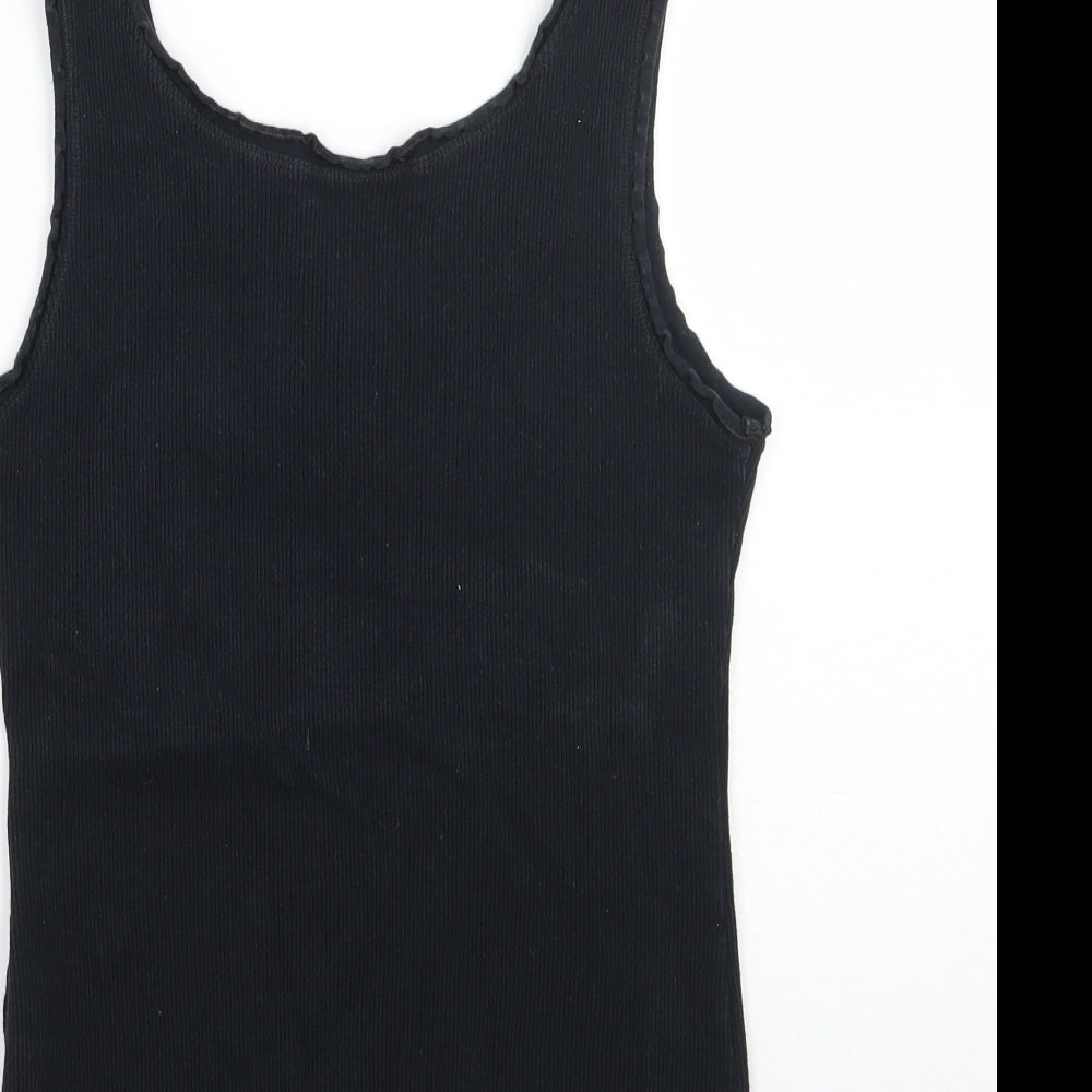 Marks and Spencer Womens Black Basic Tank Size 12