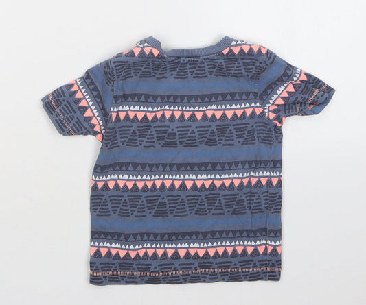 George Boys Multicoloured Argyle/Diamond Basic T-Shirt Size 12-18 Months
