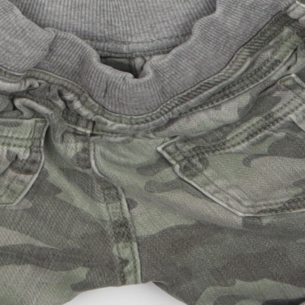 Matalan Baby Green Camouflage Jeans Size 12-18 Months