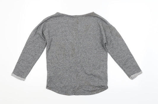 H&M Boys Grey Pullover Sweatshirt Size 11-12 Years