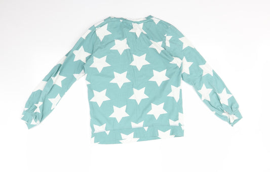 NEXT Womens Blue Pyjama Top Size XS - Star print