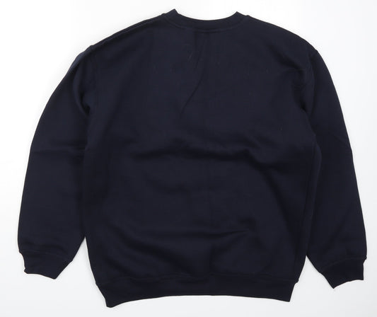 Beaver International Mens Blue Pullover Sweatshirt Size L - Leggett & Platt