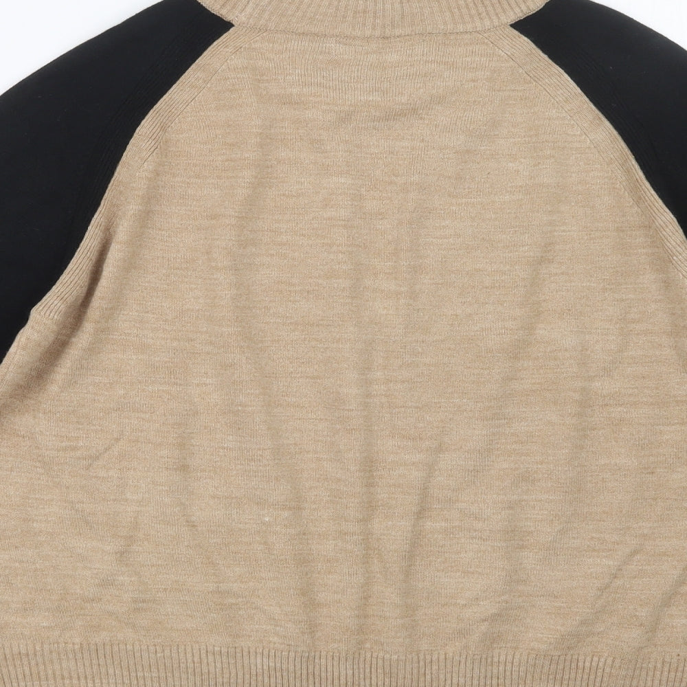 Marks and Spencer Womens Beige Knit Pullover Jumper Size M