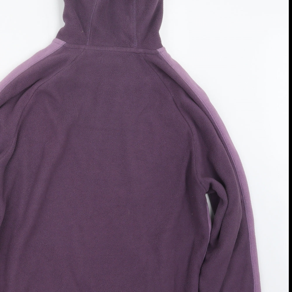 Brand and care label for Papaya women’s purple jacket, size UK 14