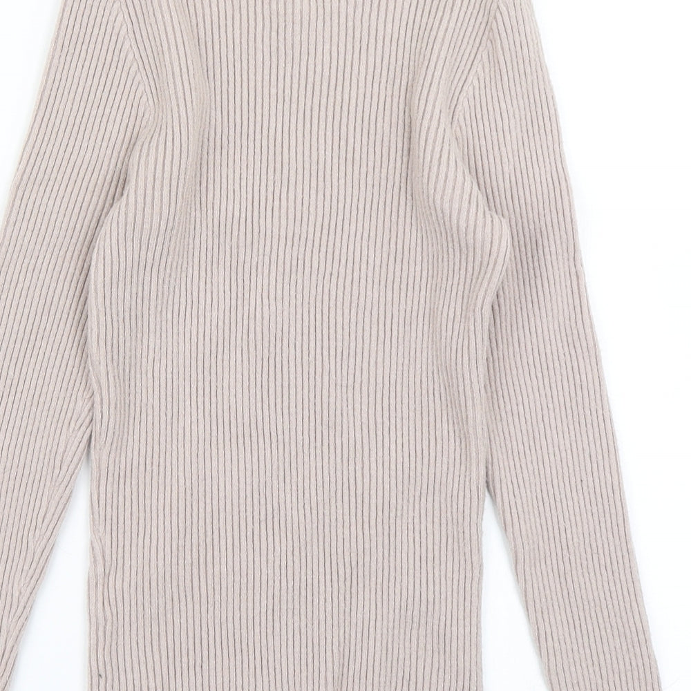 Primark Womens Pink Knit Pullover Jumper Size M