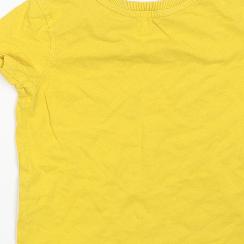 George Boys Yellow Basic T-Shirt Size 24 Months