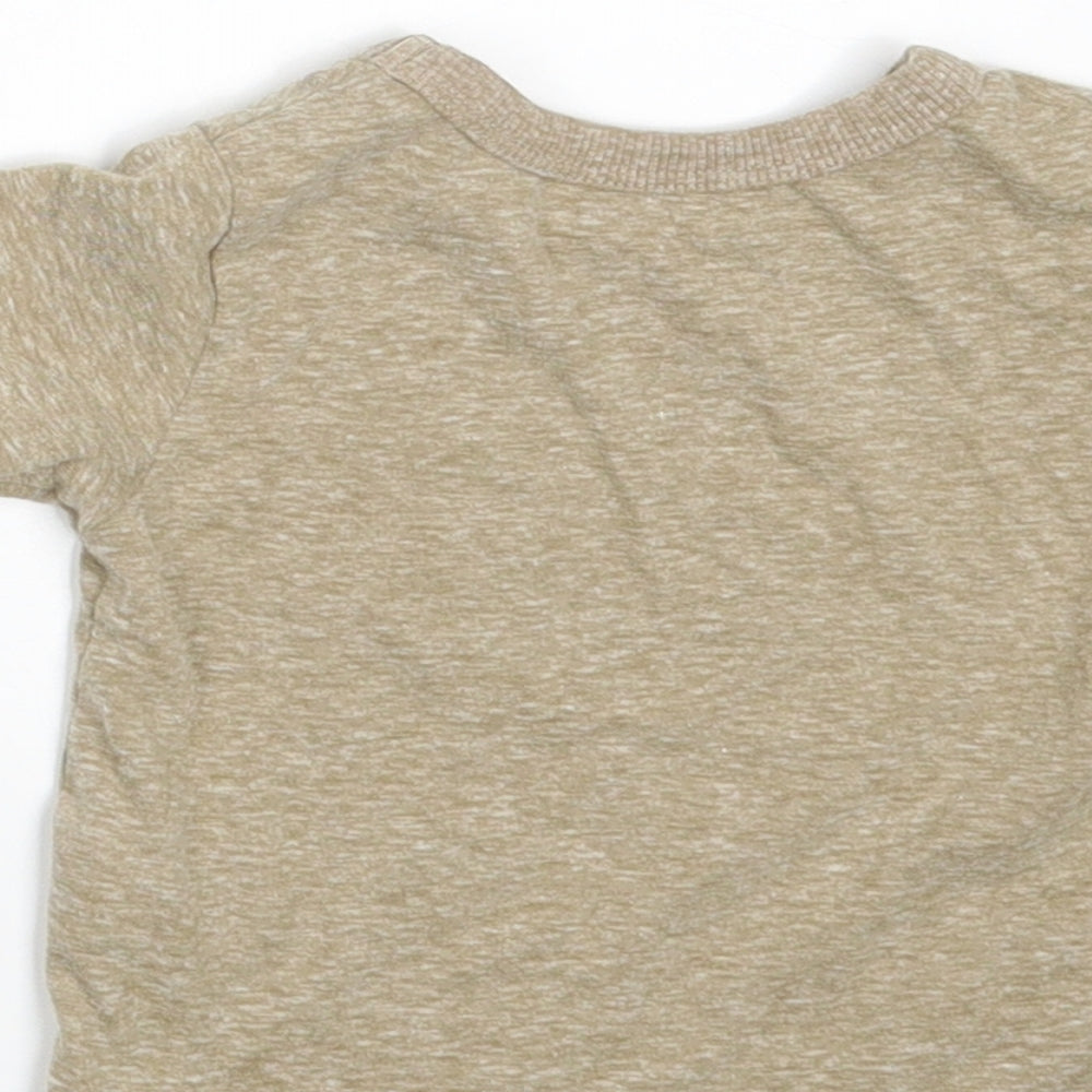 NEXT Boys Beige Basic T-Shirt Size 3-6 Months