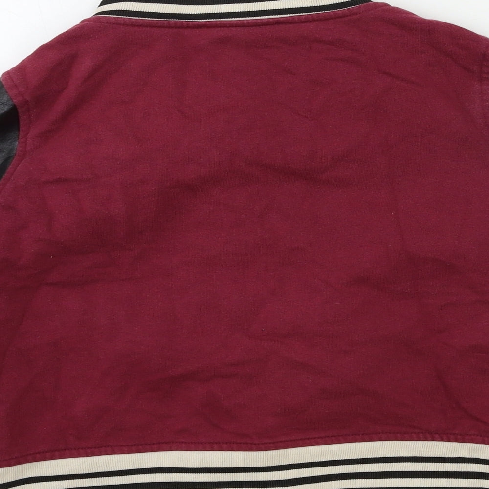 River Island Womens Red Bomber Jacket Jacket Size 6