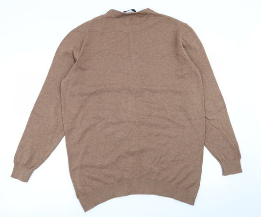 Asda George Mens Brown Pullover Jumper Size XL
