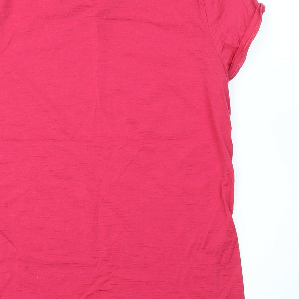 Preworn Womens Pink Basic T-Shirt Size L