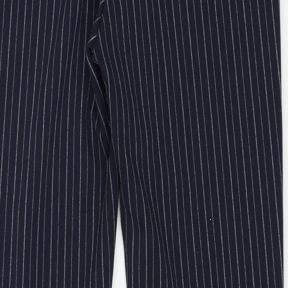 Marks and Spencer Womens Blue Trousers Size 8 L27 in