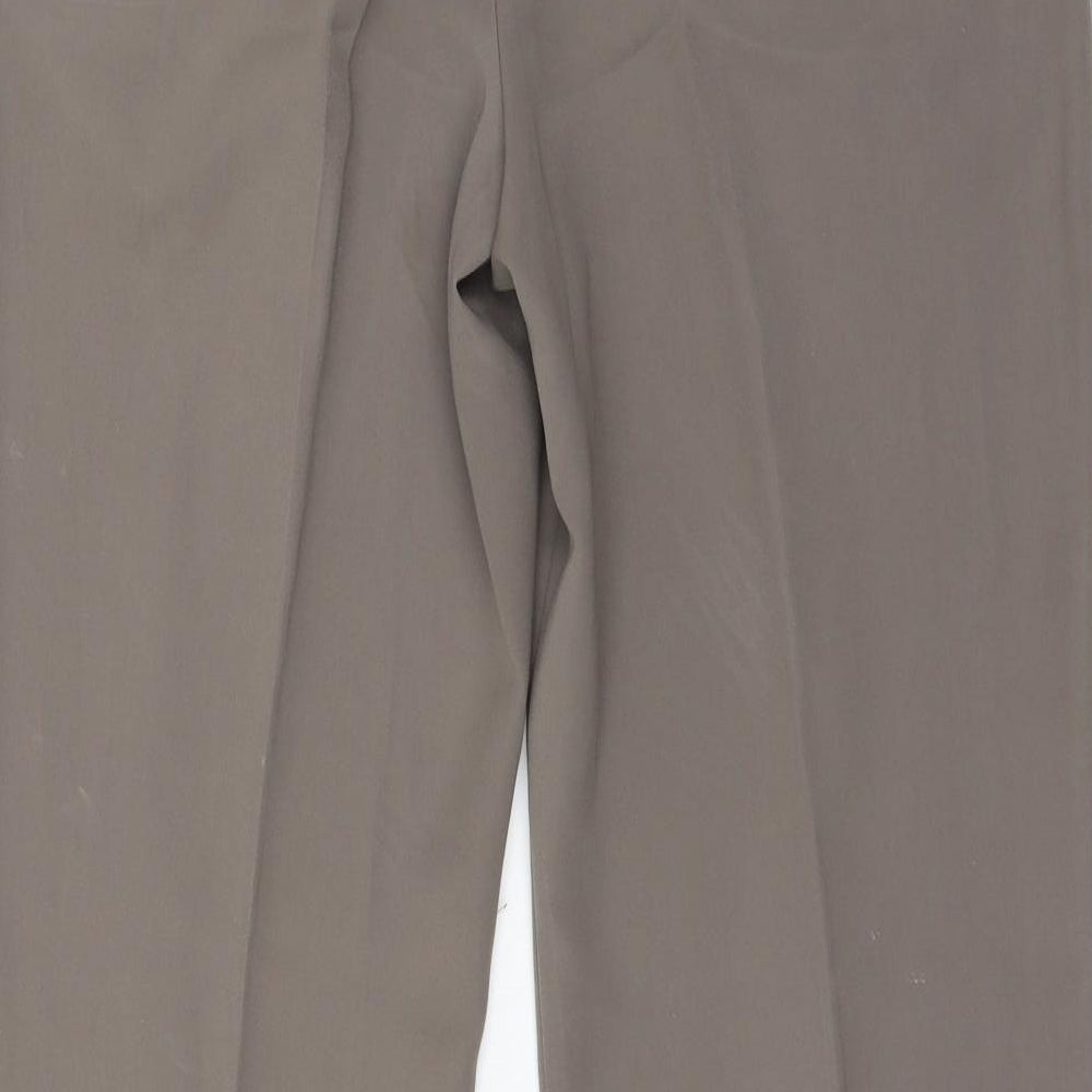 Per Una Womens Brown Trousers Size 12 L30 in