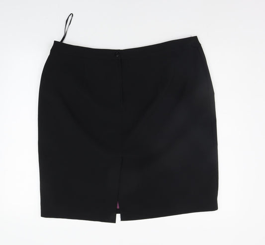 Just Jamie Womens Black Flare Skirt