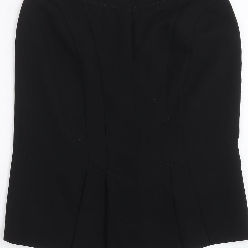 F&F Womens Black Straight & Pencil Skirt Size 10