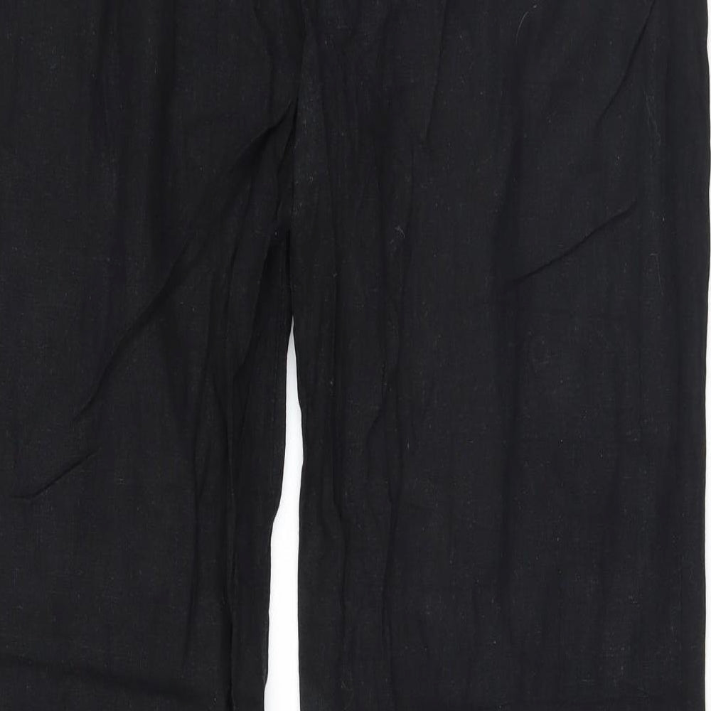 Marks and Spencer Womens Black Sweatpants Trousers Size 14 L30 in