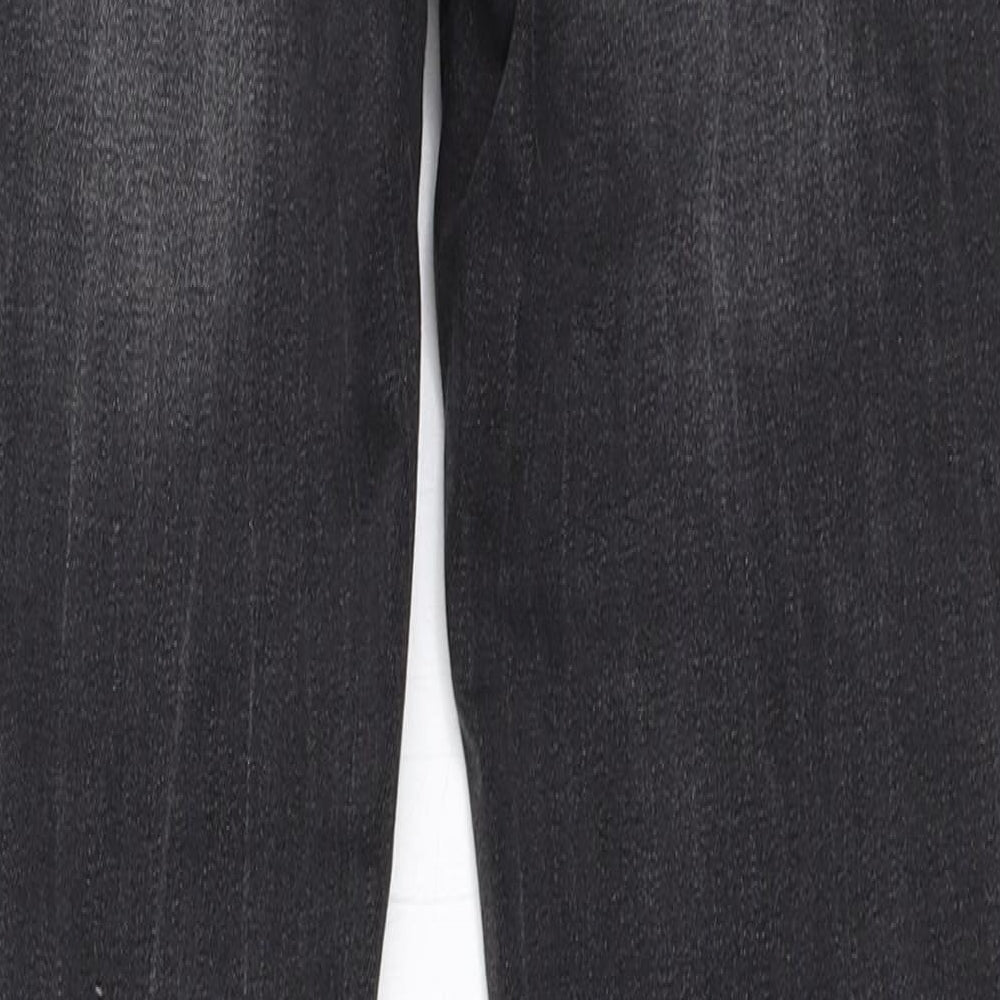 Queen Hearts Womens Grey Denim Skinny Jeans Size XS L27 in