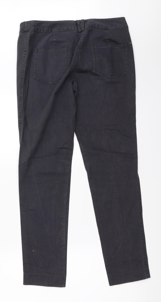 NEXT Womens Grey Skinny Jeans Size 10 L29 in