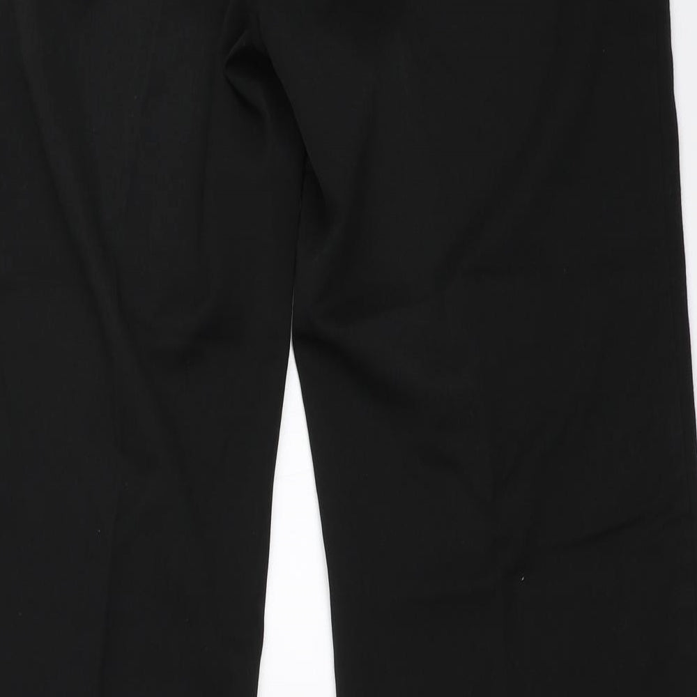 Warehouse Womens Black Trousers Size 12 L30 in